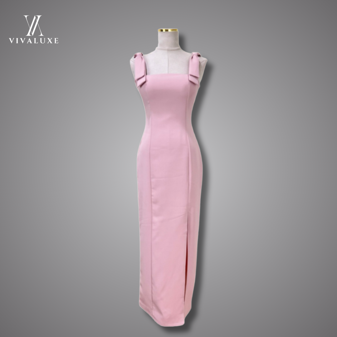 Cross-Border Slit Sexy Slim Dress